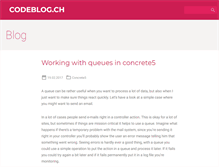 Tablet Screenshot of codeblog.ch
